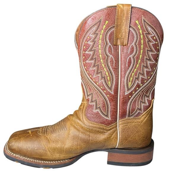 Dan Post Men’s Dugan Brown Western Cowboy Boots Size US 10 D - Picture 2 of 11